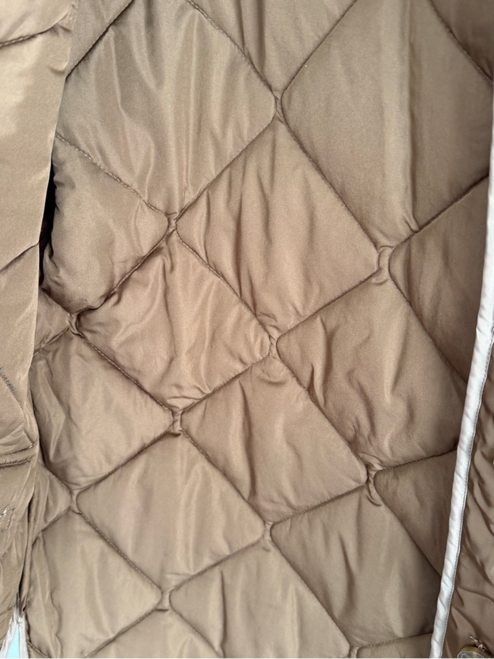 Lucky Brand Quilted Puffer Jacket with White Sherpa Collar - Picture 5 of 7